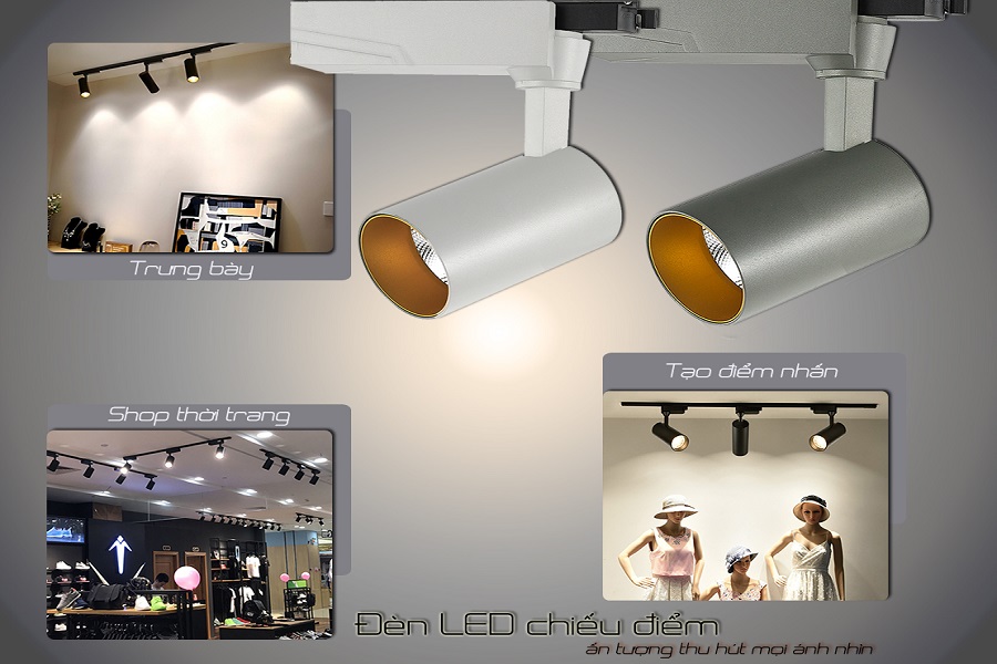 NHỮNG NƠI NÊN SỬ DỤNG ĐÈN LED RỌI RAY