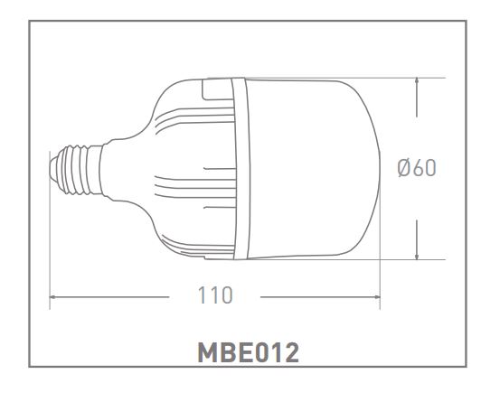 Đèn LED Bulb 9W - MBE012