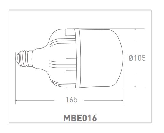 LED Bulb light 38W- MBE016