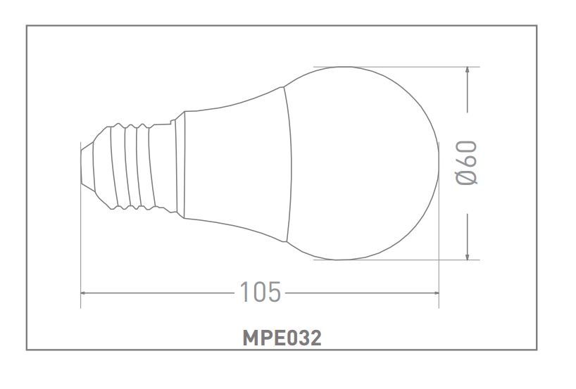Đèn LED Bulb 9W - MBE032