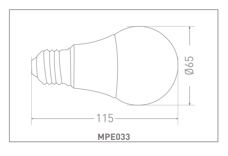 Đèn LED Bulb 12W - MBE033