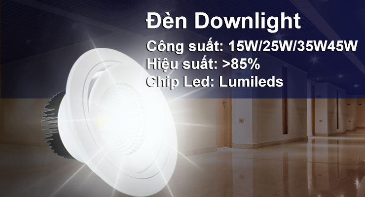 đèn led downlight cao cấp MES